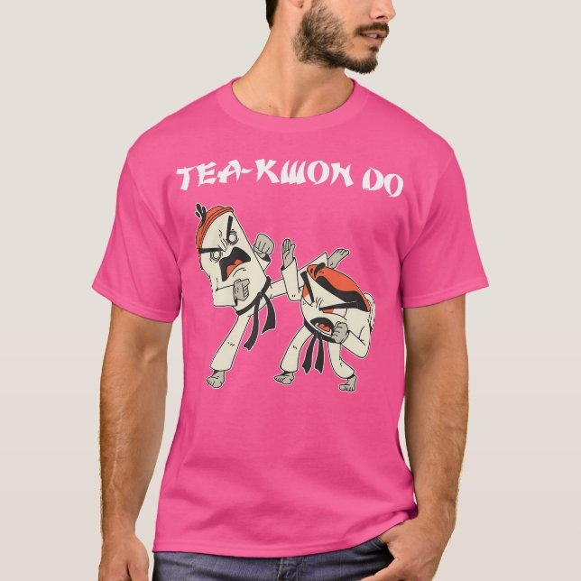Camiseta Taekwondo de las artes marciales coreanas (Anverso)