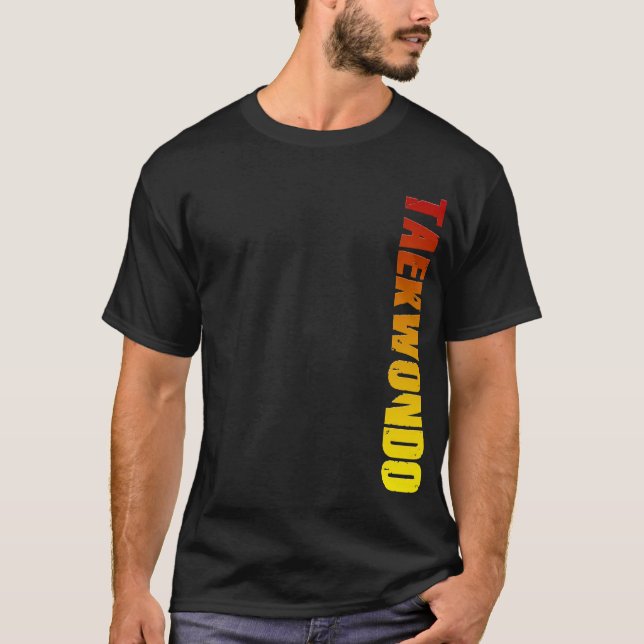 Camiseta Taekwondo-Letras (Anverso)