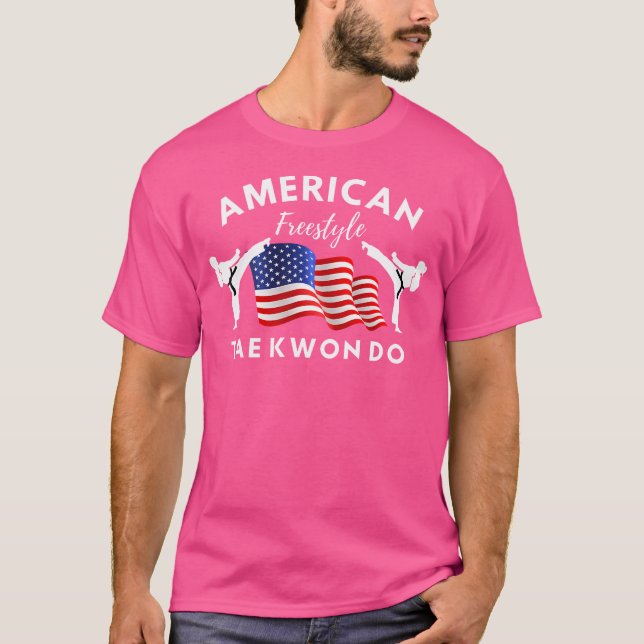 Camiseta Taekwondo libre americano (Anverso)