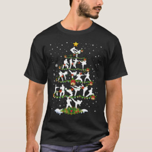 Camiseta Taekwondo Lover Xmas Lighting Taekwondo Navidades