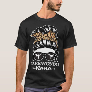 Camiseta Taekwondo Nana Messy Bun Hair Taekwondo Atlete N