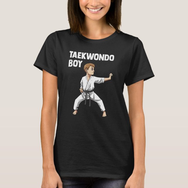 Camiseta Taekwondo niño luchador de Taekwondo (Anverso)