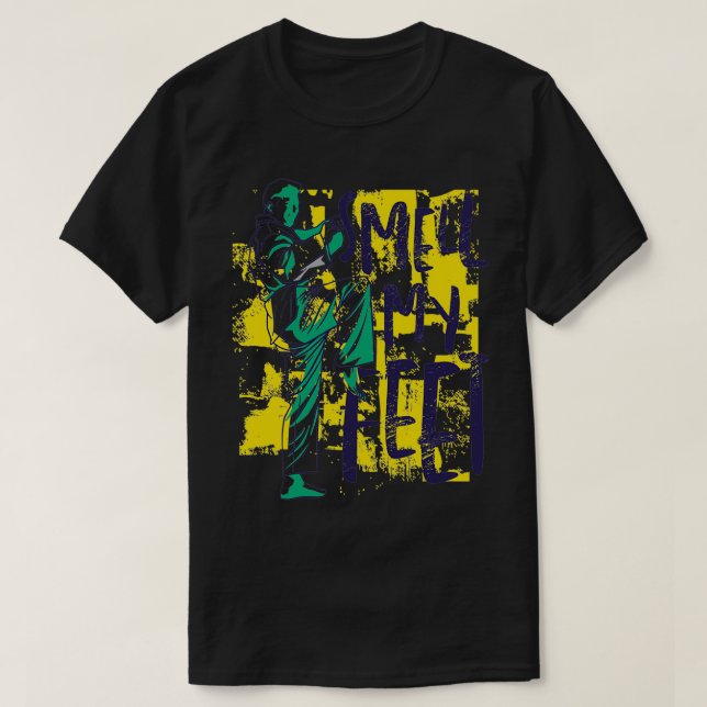 Camiseta Taekwondo oler mis pies 3 (Diseño del anverso)