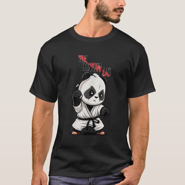 Camiseta Taekwondo Panda Korean Mial Tkd (Anverso)