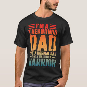 Camiseta Taekwondo Papá Como Papá Normal