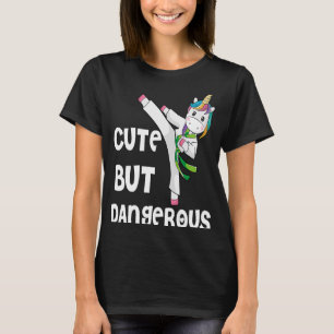 Camiseta Taekwondo Unicornio aburrido pero peligroso niños