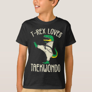 Camiseta Taekwondo y artes marciales T-rex I para chica de