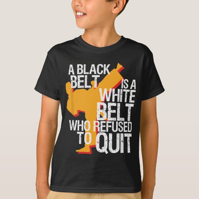 Camiseta Taekwondo y Karate Estudiantes de Arte Marcial del (Anverso)