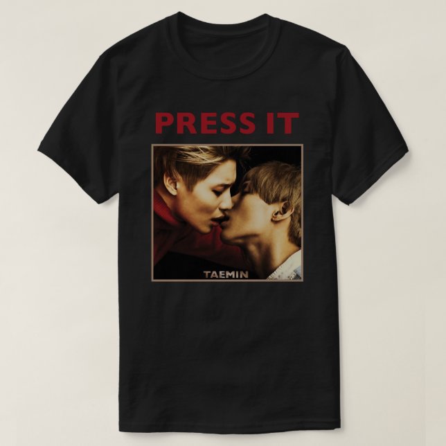 CAMISETA TAEMIN - PRESS IT (Diseño del anverso)