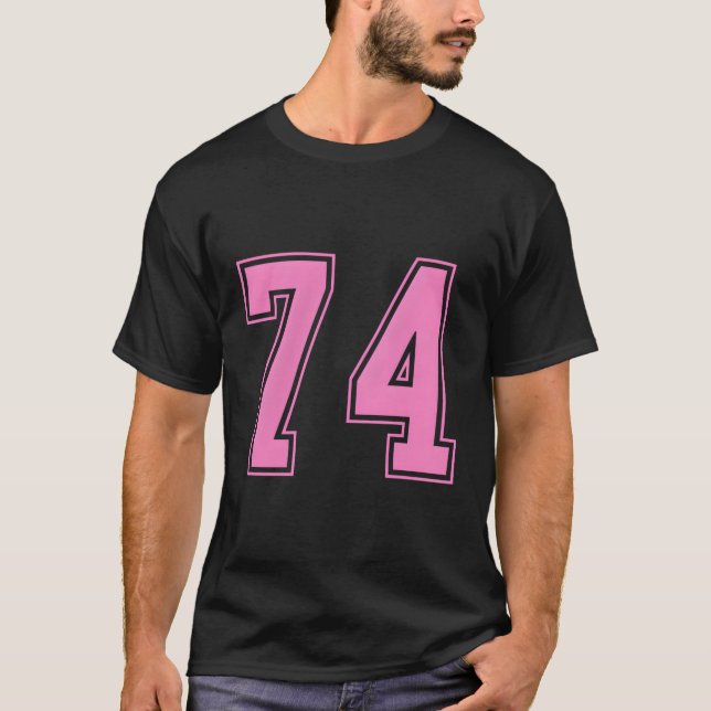 Camiseta Taffy K Número 74 Equipo Junior Unif Numerado Depo (Anverso)