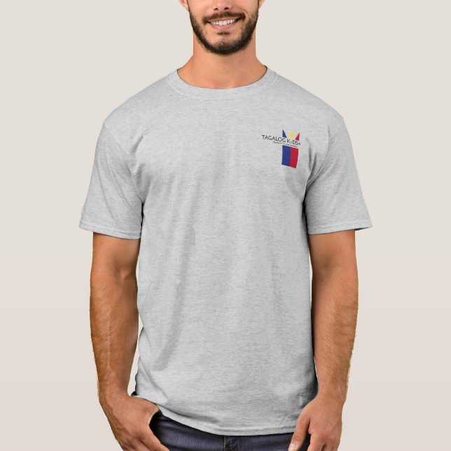 Camiseta Tagalog Kids+ TShirt masculino (Anverso)