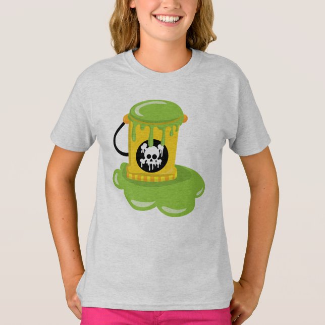 Camiseta TAGLESS® de Hanes para niña (Anverso)