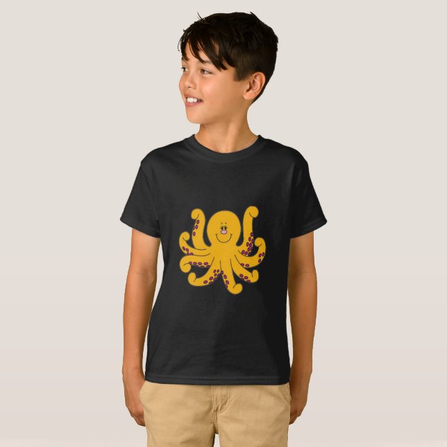 Camiseta TAGLESS® de Hanes para niños (Anverso completo)