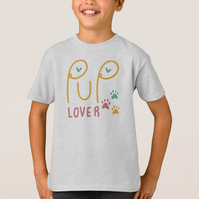 Camiseta TAGLESS® de Hanes para niños (Anverso)