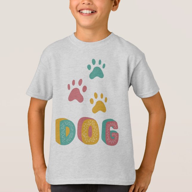 Camiseta TAGLESS® de Hanes para niños (Anverso)