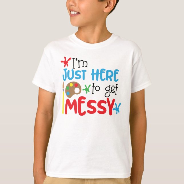 Camiseta TAGLESS® de Hanes para niños (Anverso)