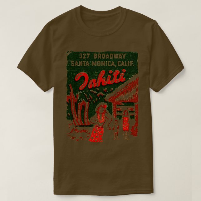 Camiseta Tahiti (Diseño del anverso)