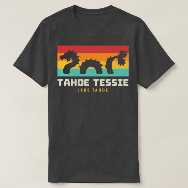 Camiseta Tahoe Tessie Lake Tahoe Lake Monster California 1 (Diseño del anverso)
