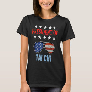 Camiseta Tai Chi Accessories Estados Unidos Bandera Tai Chi