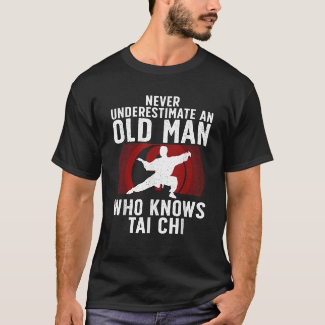 Camiseta Tai Chi Art De Guay Para Hombres Abuelo Marcial Ta (Anverso)