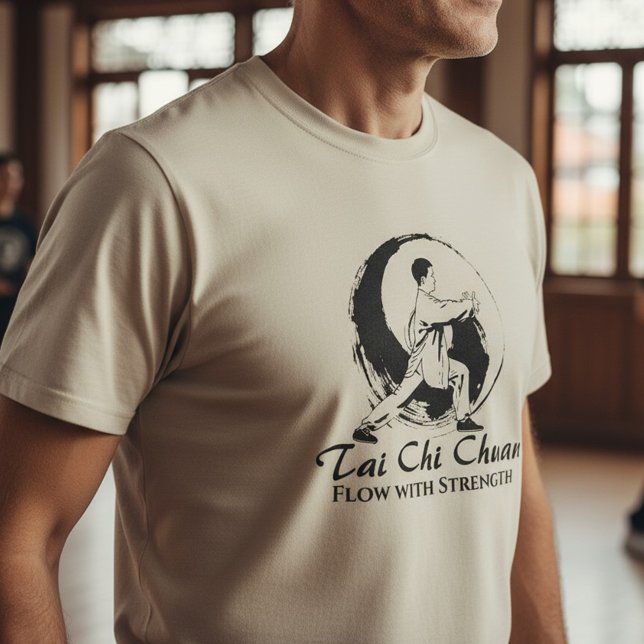 Camiseta Tai Chi Chuan – Flow with Strength (Subido por el creador)