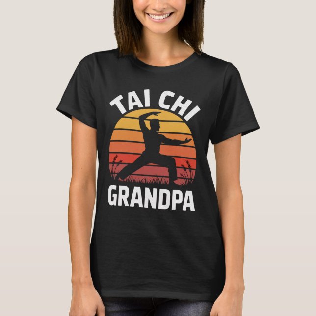 Camiseta Tai Chi Grandpa Senior Fitness Yoga Lance Health  (Anverso)