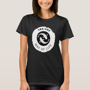 Camiseta Tai Chi Kio Fish Ying Yang Balance Taoismo Meditat
