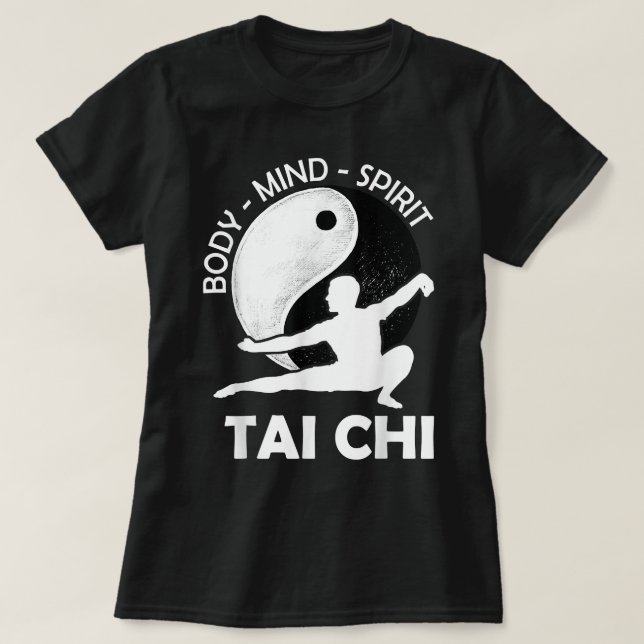 Camiseta Tai Chi - Mamáes espirituales de Yin Yang Mind Bod (Diseño del anverso)