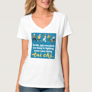 Camiseta Tai Chi, no lucha de kung fu.