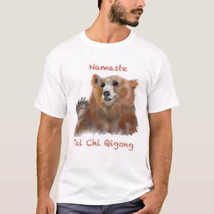 Camiseta Tai Chi Qigong Bear White