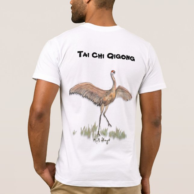 Camiseta Tai Chi Qigong Crane (Reverso)