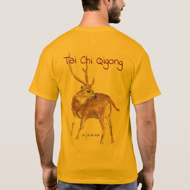 Camiseta Tai Chi Qigong Deer (Reverso)