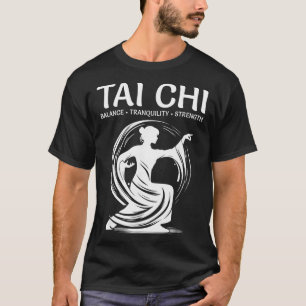 Camiseta Tai Chi Qigong Grulla Artes Marciales Yoga Meditac