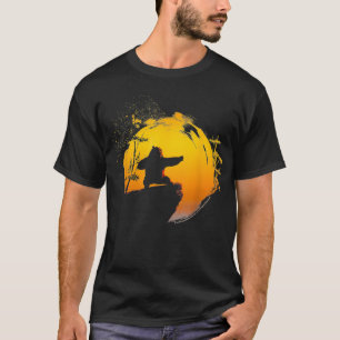 Camiseta Tai Chi Sunset Silhouette