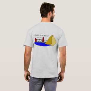 Camiseta Tai Chi T con faro y una duna de arena