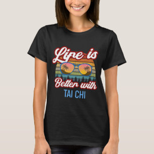 Camiseta Tai Chi Vintage Sunset Tai Chi Instructor Tai Chi