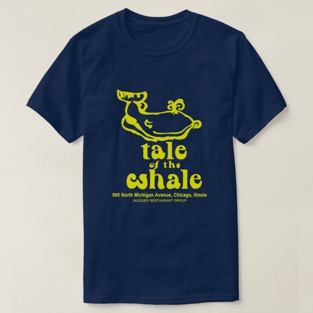 Camiseta Tail of the Whale Restaurant, Chicago, Illinois (Diseño del anverso)