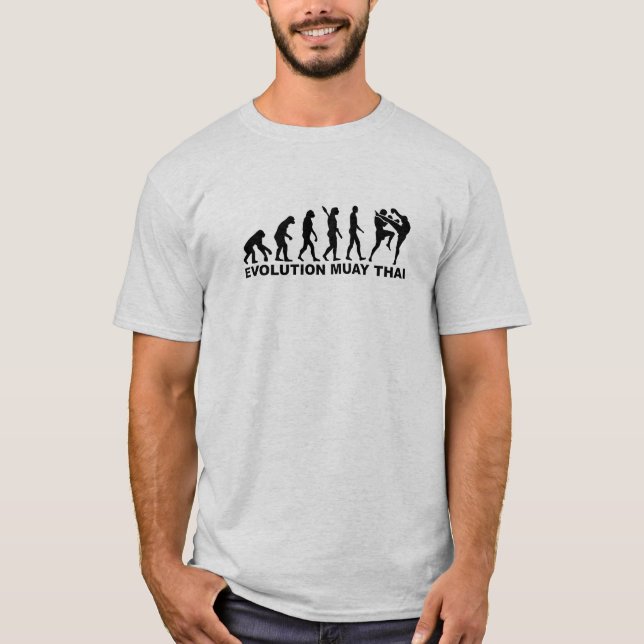 Camiseta Tailandés de Muay de la evolución (Anverso)