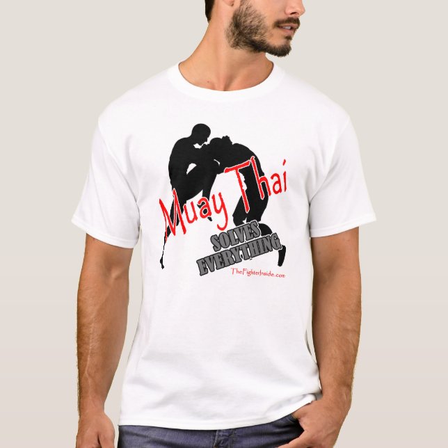 Camiseta Tailandés de Muay soluciona todo (Anverso)