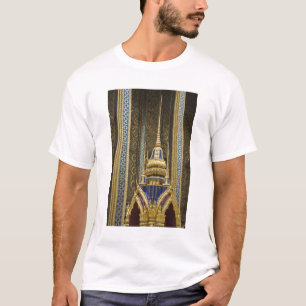 Camiseta Tailandia, Bangkok. Detalles de ornamentados decor
