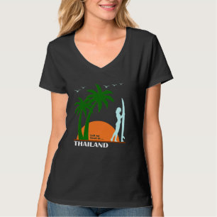 Camiseta Tailandia Beach Palm Koh Samui Surf Phuket Vacacio