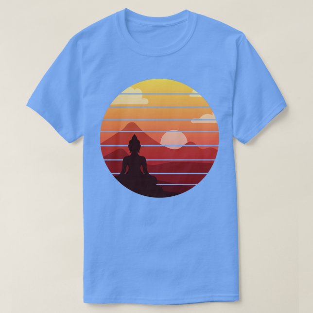 Camiseta Tailandia Buda asiático (Diseño del anverso)