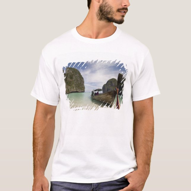 Camiseta Tailandia, Isla Phi Phi Lay, Bahía de Maya. (Anverso)