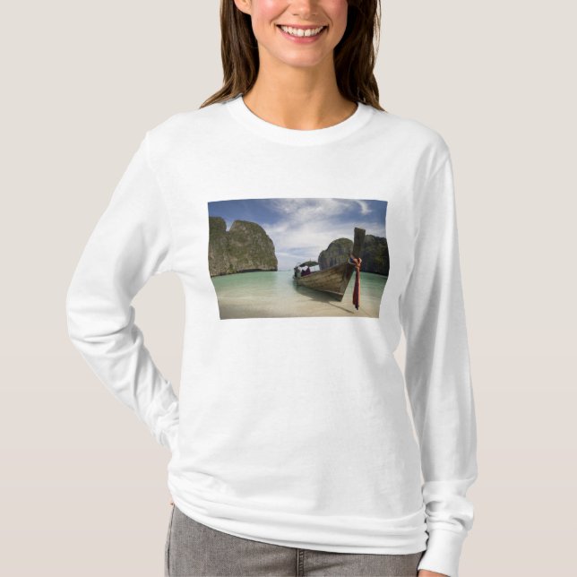Camiseta Tailandia, isla Phi Phi Lay, bahía de Maya. (Anverso)