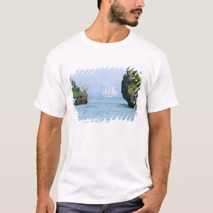 Camiseta Tailandia, Mar de Andamán. Barco clíper Star Fyer