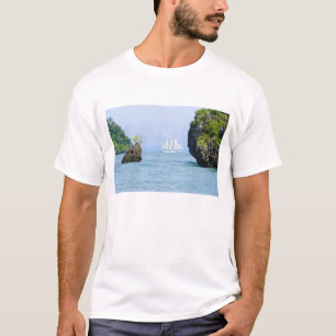 Camiseta Tailandia, Mar de Andamán. Barco clíper Star Fyer