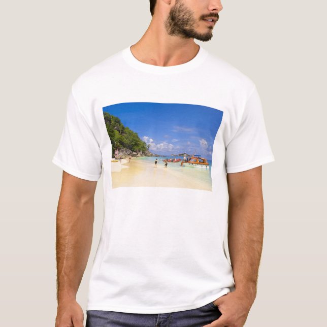 Camiseta Tailandia, Mar de Andaman. Pasajeros en tierra fir (Anverso)