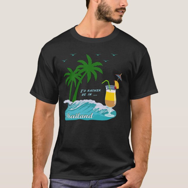 Camiseta Tailandia Phuket Koh Samui Phangan Phi Phi Pattaya (Anverso)