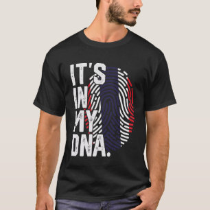 Camiseta Tailandia Raíces Bandera Huella Dactilar Gráfico P