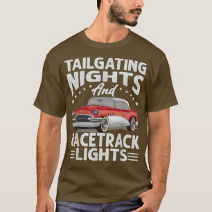 Camiseta Tailgating Nights And Racetrack Lights  Racing  Ra